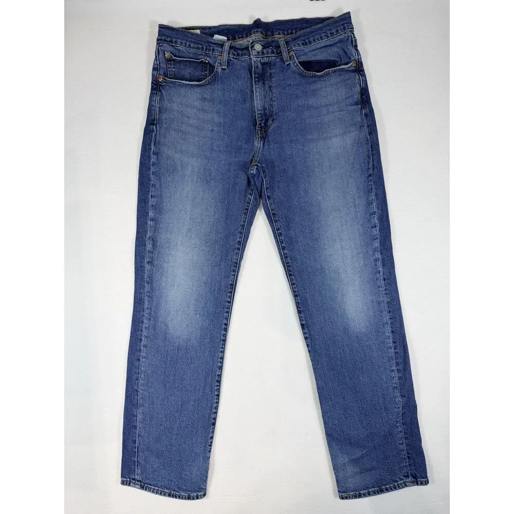 Levi's Premium 514 Straight Jeans Men's W34 L30 Blue Stretch Water<Less Denim